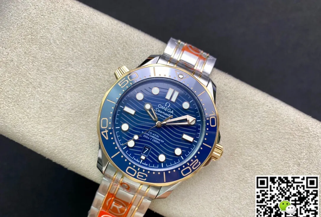 Omega Seamaster Diver 300M 210.20.42.20.03.001 OR Factory 1:1 Best Edition Replica Watch Blue Bezel
